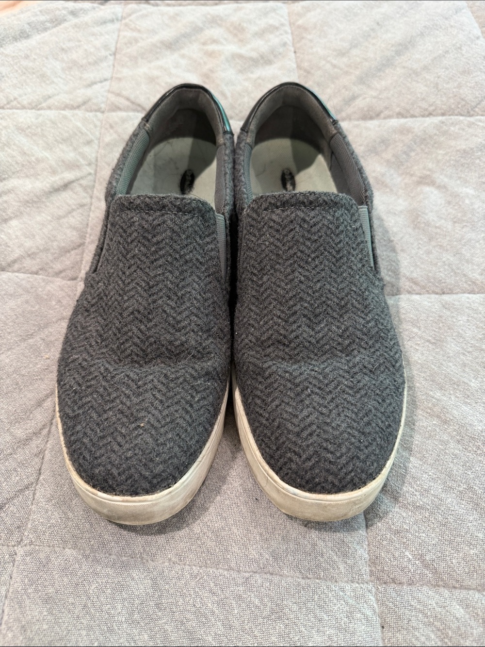 Dr. Scholl's Women's Slip-On Sneakers in Charcoal Gray size 9.5